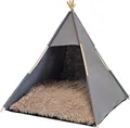 Nobby Katzenzelt Tenda 70 x 70 cm grau  Katzenbett