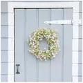 Viana Dekokranz Künstlicher Blumenkranz Türkranz Wanddeko Seidenblumen Ø30cm H6cm