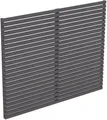 Skanholz Carport-Seitenwand "Rhombus", grau (schiefergrau), B/H/T: 230cm x 160cm