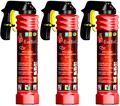 F-Exx 8.0 C - 3x Auto-Feuerlöscher mit Frostschutz -20° +70° ohne Treibgas