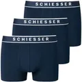 Schiesser Boxer 95/5 (3er-Pack) mit sportlichem Webgummibund blau 6