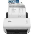 Brother ADS-4100 Dokumentenscanner mit Duplex & ADF Bis zu 35 Seiten/Min. | Beidseitiger Scan | Autom. 60-Blatt-Einzug | USB 3.0 | USB 2.0