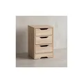 KADIMA DESIGN Nachtkonsole mit 3 Schubladen: Modernes Design, 3 Schubladen, große Ablagefläche, Melaminharzbeschichtung, kratzfest, wasserabweisend.