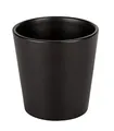 WENKO Kräutertopf Kuro, Black Outdoor Kitchen Behälter für Küchenkräuter aus hochwertiger Keramik, dekorativer Topf für frische Kräuter auf dem Tisch, am Buffet oder Grill, ∅13x13cm, Schwarz, 55010100