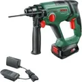 Akku-Bohrhammer UniversalHammer 18V grün/schwarz, Li-Ionen Akku 2,5Ah, Koffer, POWER FOR ALL ALLIANCE