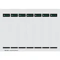 Leitz PC-beschriftbare Kartonrückenschilder 1681 Für Leitz 1015 Qualitäts-Ordner Hellgrau 31 x 190 mm 175 Stück