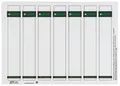 Leitz 1681 PC-beschriftbare Rückenschilder zum Einstecken - Karton, kurz/schmal