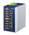 PLANET IGS-6325-16P4S Netzwerk-Switch Managed L3 Gigabit Ethernet (10/100/1000) Power over Ethernet (PoE) Aluminium, Blau (IGS-6325-16P4S)