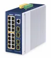 Planet Technology Corp. Planet IP30 DIN-Rail Ind. L3 16 Port 10/100/1000T 802.3at PoE, IGS-6325-16P4