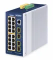 Planet IGS-6325-16P4S IP30 DIN-rail Ind. L3 16 Port 10/100/1000T 802.3at PoE ~E~