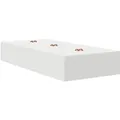 vidaXL Stauraumbett Weiß 100 x 200 cm Holzwerkstoff 3335349