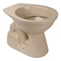 BELVIT Stand-WC Tiefspüler, Tiefspültechnik, Abgang Boden senkrecht, 39x35x55,5 cm, Sanitärkeramik, Bahama Beige, bodenstehend, TÜV geprüft, Lochabstände 16 cm, 28 cm