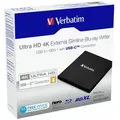 VERBATIM Ultra HD 4K External Blu-ray Writer SlimLine, USB-C 3.0