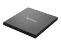 Verbatim Ultra HD 4K External Blu-ray Writer SlimLine, USB-C 3.0