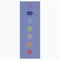 GAIAM Yoga Matte hellviolett mit Chakra 4 mm