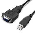 BENFEI USB auf RS232 Seriell Kabel mit Nuss 1,8M, Seriell USB auf RS-232 (9 Pin) DB9 mit PL2303 Prolific Chipsatz, Kompatibel fur Windows 11/10/8.1/8/7, Mac OS X 10.6 und höher (NOT VGA)
