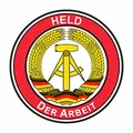carstyling XXL Aufkleber Held der Arbeit Ø 60 mm