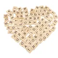 Holzbuchstaben Scrabble Buchstaben Holz Lernspiele Basteln Geschenk 200 Stück