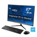 CSL All-in-One PC "Unity F27-ALS N200 Windows 11", schwarz, Microsoft Windows 11 Pro (64 Bit), 8 GB RAM 256 GB SSD