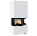 Kratki Kamineinsätze NBC/EASY BOX 7kW Ø160 Bianco – Kaminbausatz weiß & BImSchV-konform, 7 kW