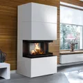 Kamineinsatz Kratki NBC/EASY BOX 7kW Ø160 Bausatz 3 Scheiben Kamin Heizeinsatz