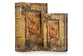 Moritz Etui Buchattrappe Rosen Blumen Strauß irrelevant, Buch Safe Box Schatulle Buchhülle Geldversteck Buchtresor