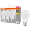 OSRAM 3 LED-Lampen Base CLASSIC A60 Multipack E27 8,5 W matt