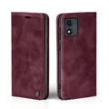 Handy Hülle für Motorola Moto E13 Klapp Magnet Smartphone Cover Case Rot