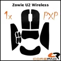 Corepad PXP Grips schwarz Zowie U2 Wireless Selbstklebende Maus Grip Tapes