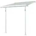 Chalet&jardin - Palram-canopia Aluminium Terrassenüberdachung Mit Doppelstegplatten 'sierra', Weiß, 230 X 230 Cm