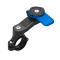 QUADLOCK Handyhalter Motorrad Lenker Halterung V2 Snap-on Metall Schwarz Blau