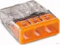 WAGO 2273-203 VERB. DOSENKL. 3X2,5MM2 TRANSP./ORANG (100 Stck)