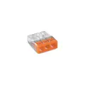 Starre Klemmleiste: 0,5-2,5 mm² Pole: 3 WAGO 100 Stk. transparent, orange