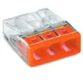 Wago 2273-203 Verbindungsklemmen,Steckklemmen, Dosenklemmen, Orange,100 Stück