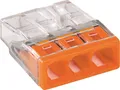 Wago Verbindungsdosenklemmen 3-Leiter-Klemmen Orange