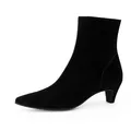 Paul Green Damen, Frauen Klassische Stiefeletten,Bootee,Booties,halbstiefel,Kurzstiefel,uebergangsschuhe,Schwarz (Suede/Black),38 EU / 5 UK