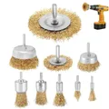 Hochgeschwindigkeits Drahtbürsten Set mit 6 mm Schaft – Ideal für Metall & Holz
