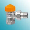 Heimeier Eclipse Thermostatventil Durchgang Eck Winkel Axial 1/2" Thermostatkopf