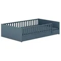 Paidi Bett Little Flo 120 x 200 cm Dekor Mattblau