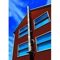 Zitec Schornstein Außenwandkamin DW-ECO, Wandabstand bis 48,2cm, Ø 150 mm, Set silberfarben