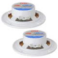 2 PYLE PLMR41W Lautsprecher Waterproof Doppelt Kegel 10 CM 100 Watt Max See Boot