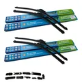 SCHEIBENWISCHER 4Stk. SPAR-PACK 600/475mm für VW Passat B6 3C Limo + Variant