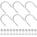 U Bolzen 6 Stück U Bügel mit gewinde 304 Edelstahl Bügelschraube M6 x 51 mm I...