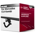 Für Mercedes CLA Kombi Typ X117 (Brink) Anhängerkupplung abnehmbar neu