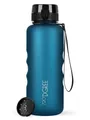 720°DGREE Trinkflasche Trinkflasche uberBottle softTouch mit Sieb petrol blue 1,5l