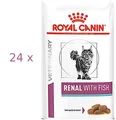 24 x 85 g Royal Canin Feline RENAL FISH (€ 20,07/kg) in Soße Katzenfutter, nass