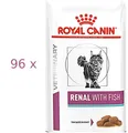 Royal Canin RENAL FISH - 96 x 85 g (€ 17,32/kg) in Soße - Nierendiät für Katzen