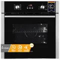 KKT KOLBE Einbaubackofen 60 cm | autark | 70L | 3kW | Heißluft | Automatik-Timer | 2-fach Wärmeschutzverglasung | Kindersicherung | Knebelbedienung | BO8805SS