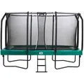 Salta Trampolin, Grün, Metall, rechteckig, 244x427 cm, Outdoor Spielzeug, Trampoline