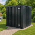 Lagercontainer Werkzeugcontainer Container Lagerbox Container 2m Anthrazit Box